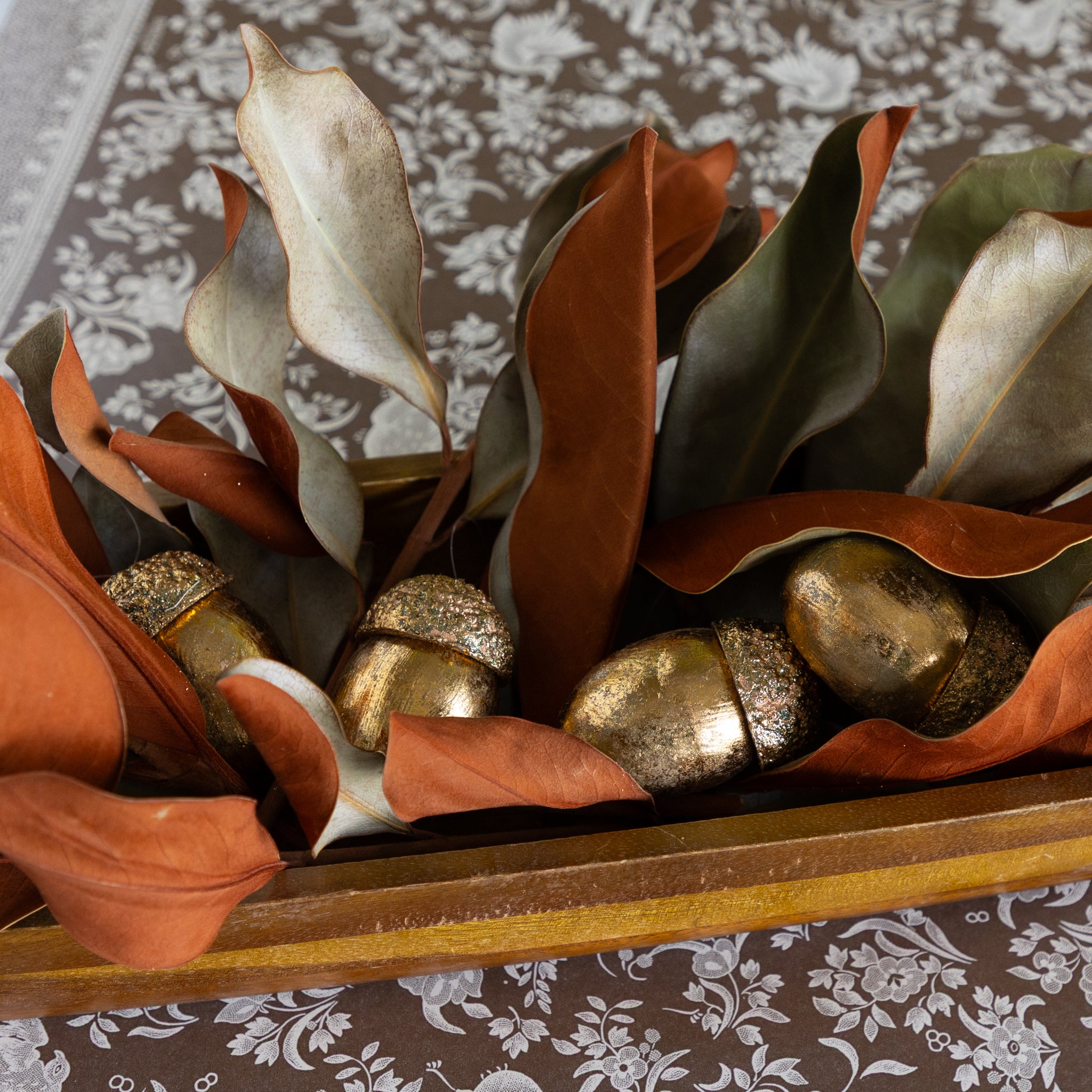 Gold Acorns, Box of 8