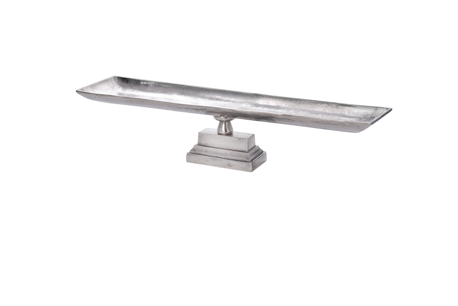 Footed Aluminum Nickel Tray