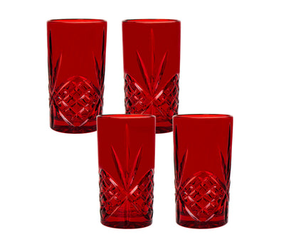 Dublin Crystal Red Glassware