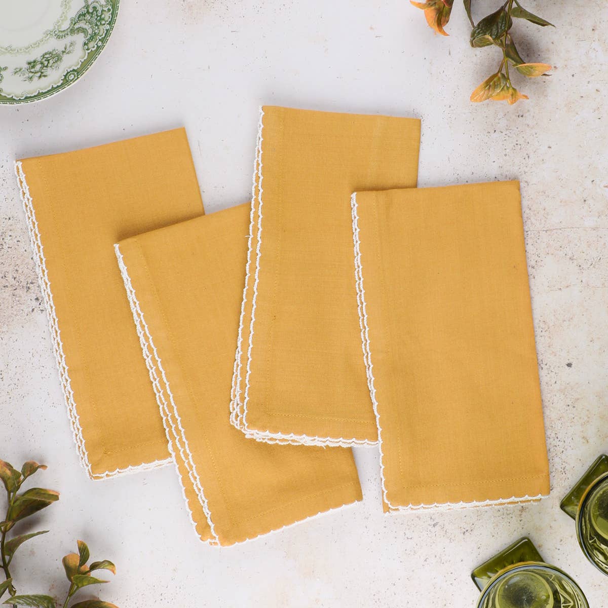 Essential Cottage Napkin in Gold