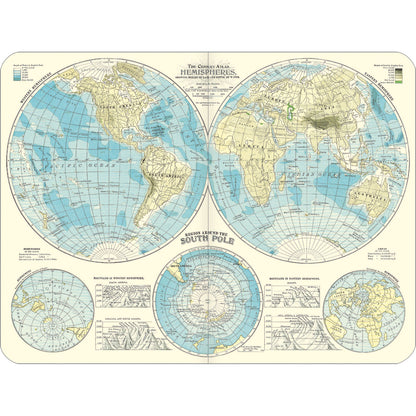 Vintage Maps Weekly Planner