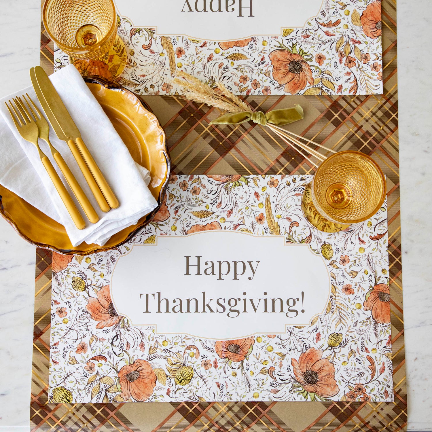 Autumn Arrangement Personalized Placemat