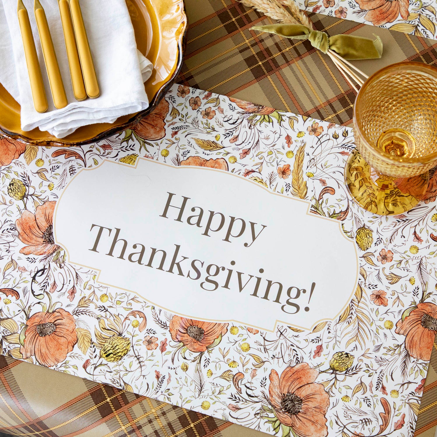 Autumn Arrangement Personalized Placemat