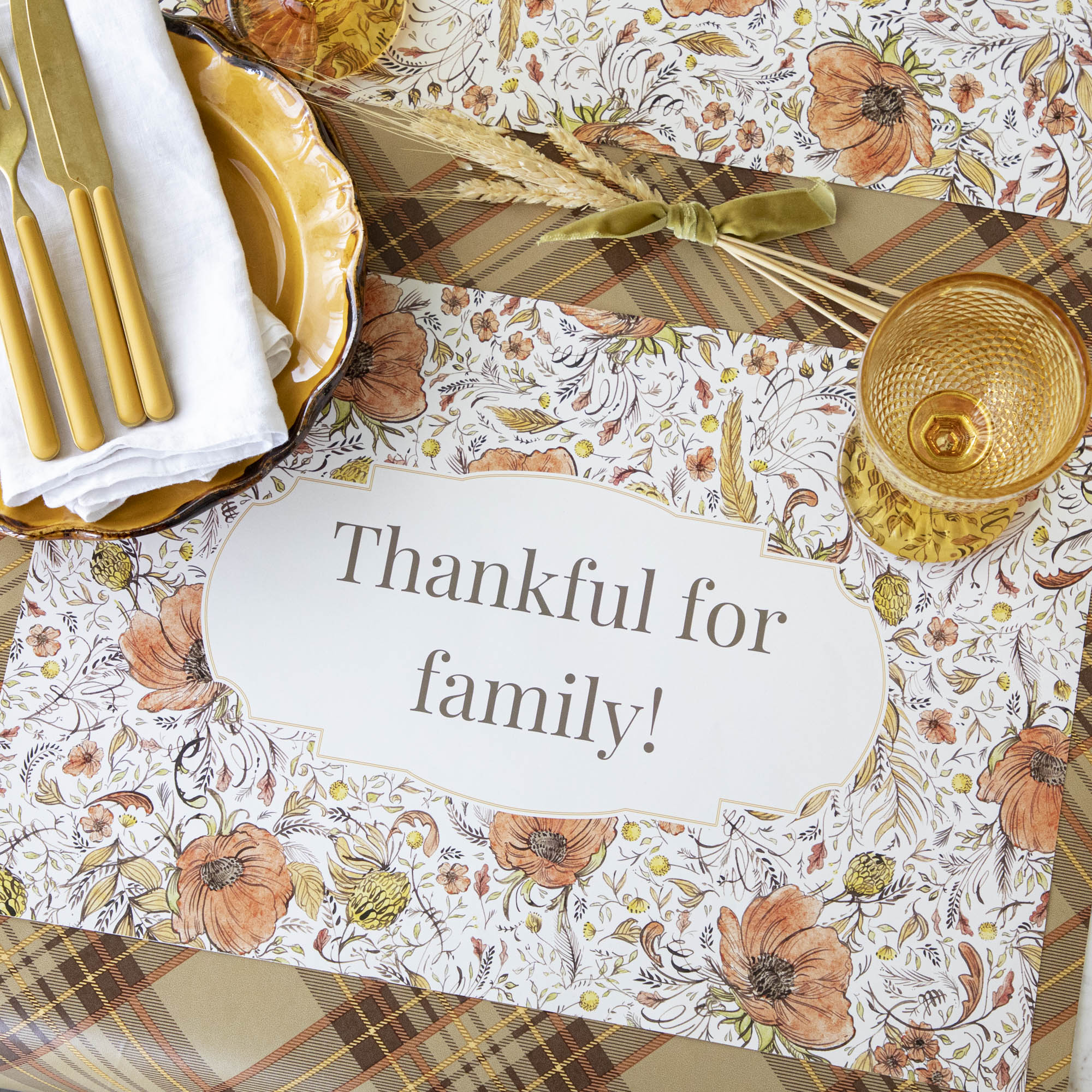 Autumn Arrangement Personalized Placemat