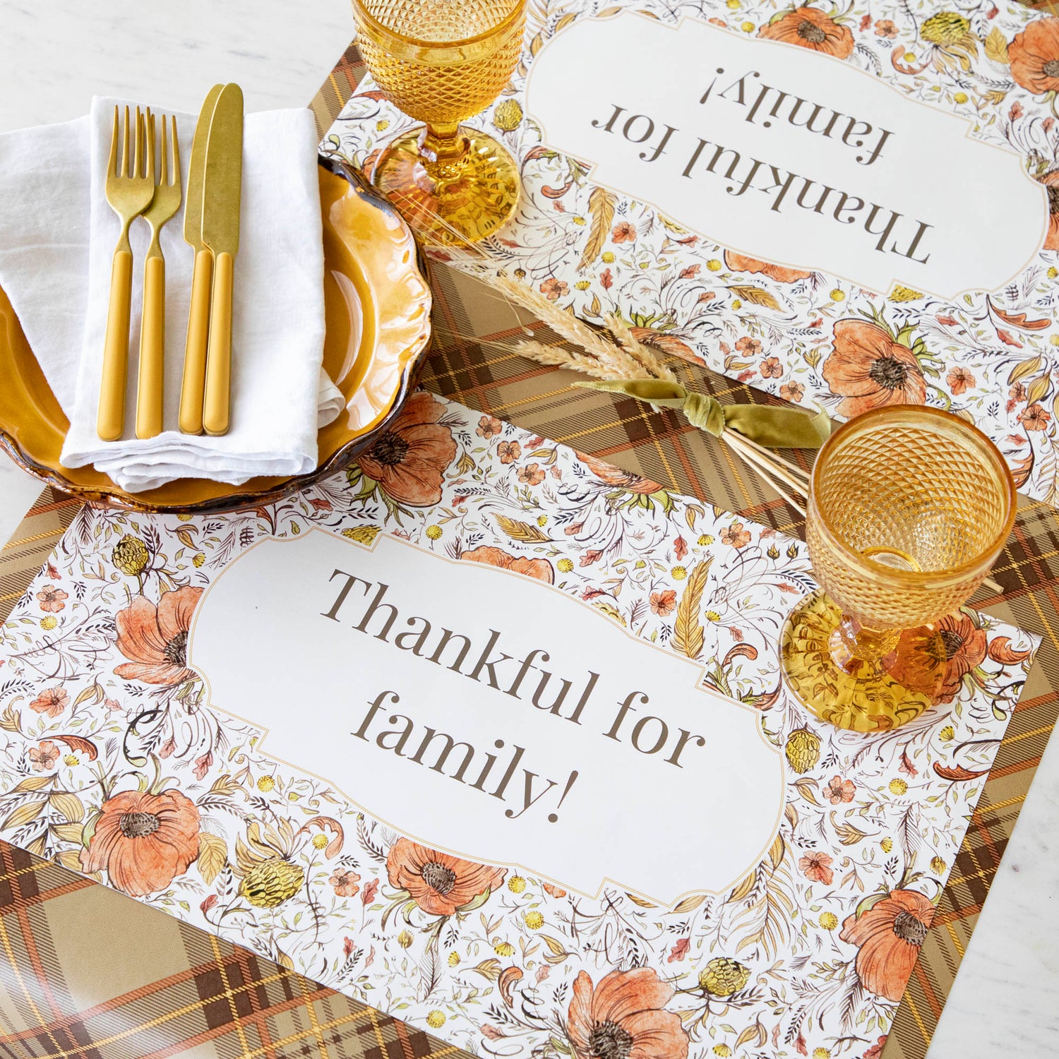 Autumn Arrangement Personalized Placemat