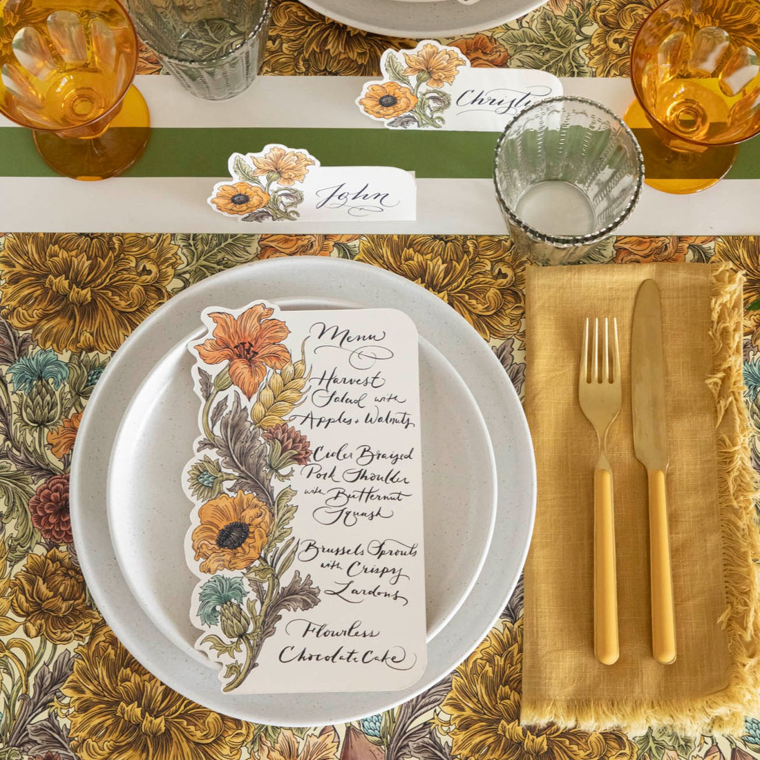 Autumn Acanthus Placemat