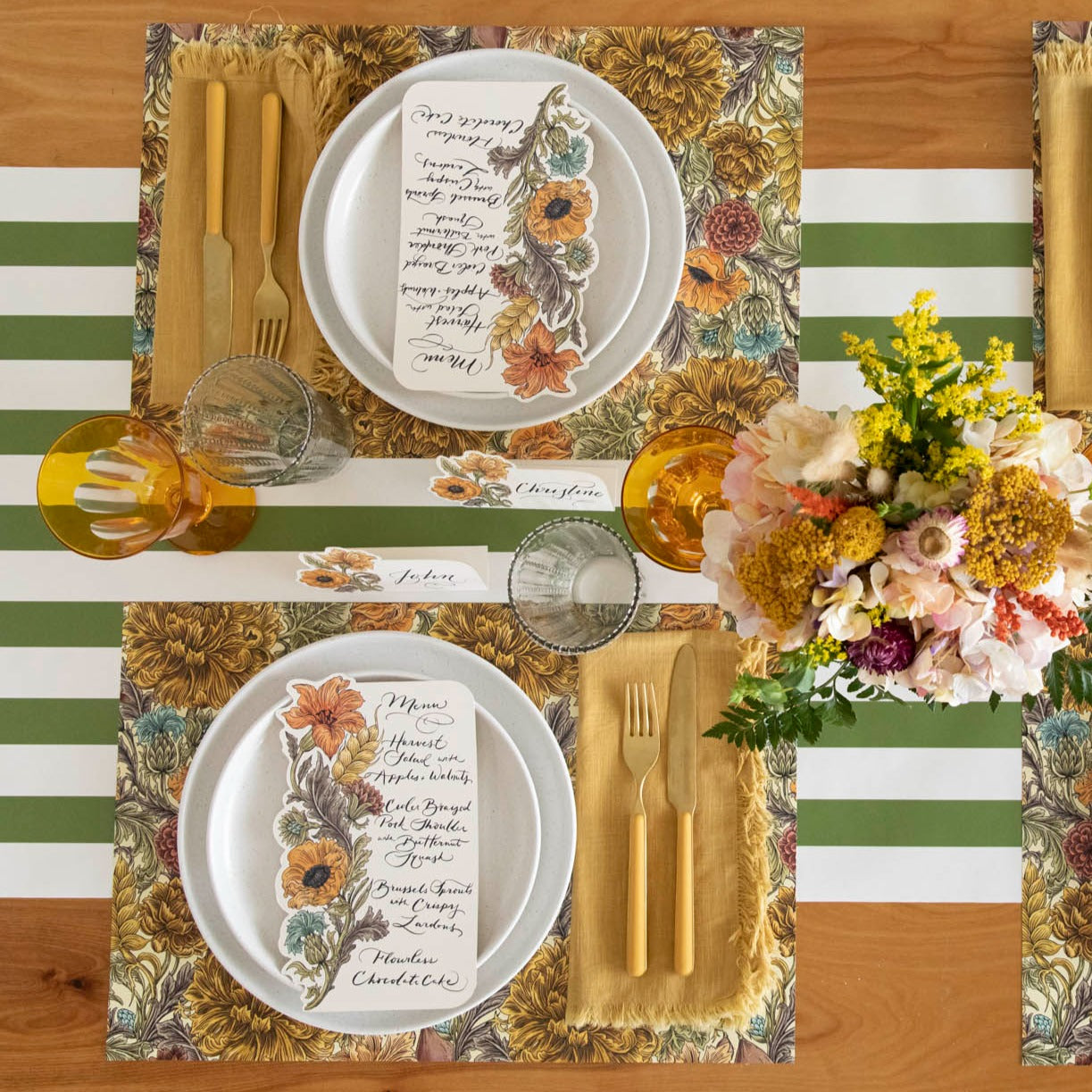 Autumn Acanthus Placemat