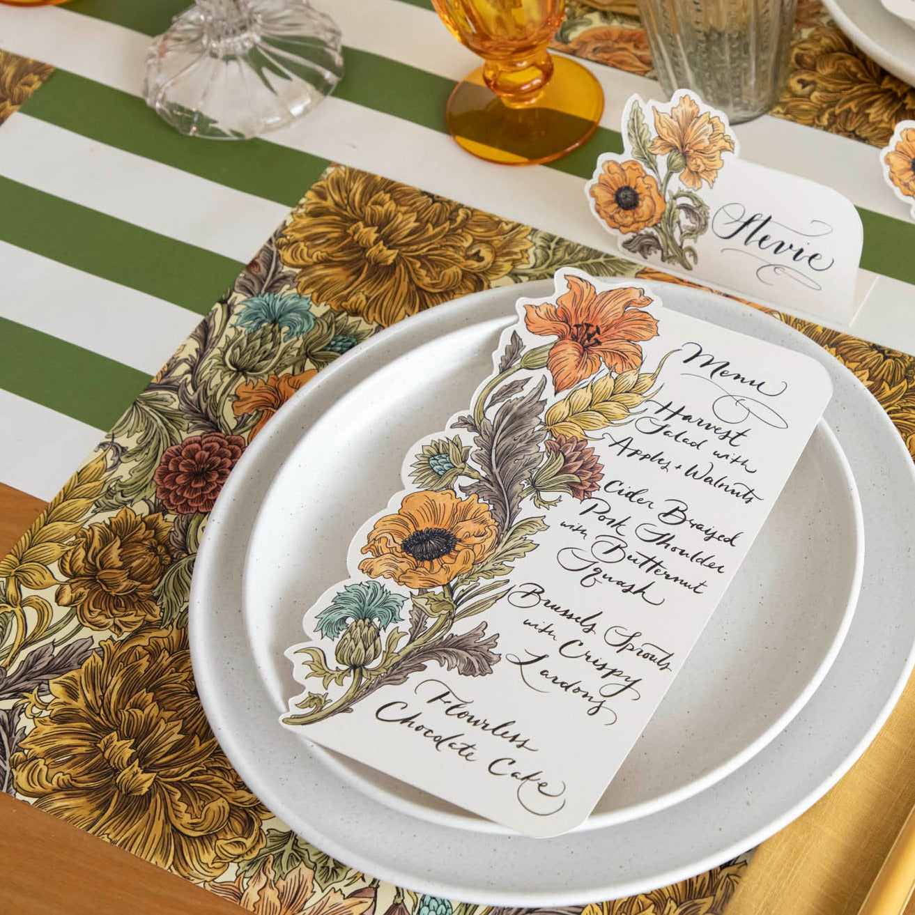 Autumn Acanthus Placemat