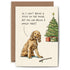 An illustration of a dog with a tilted head and a stick with the words "So I can&