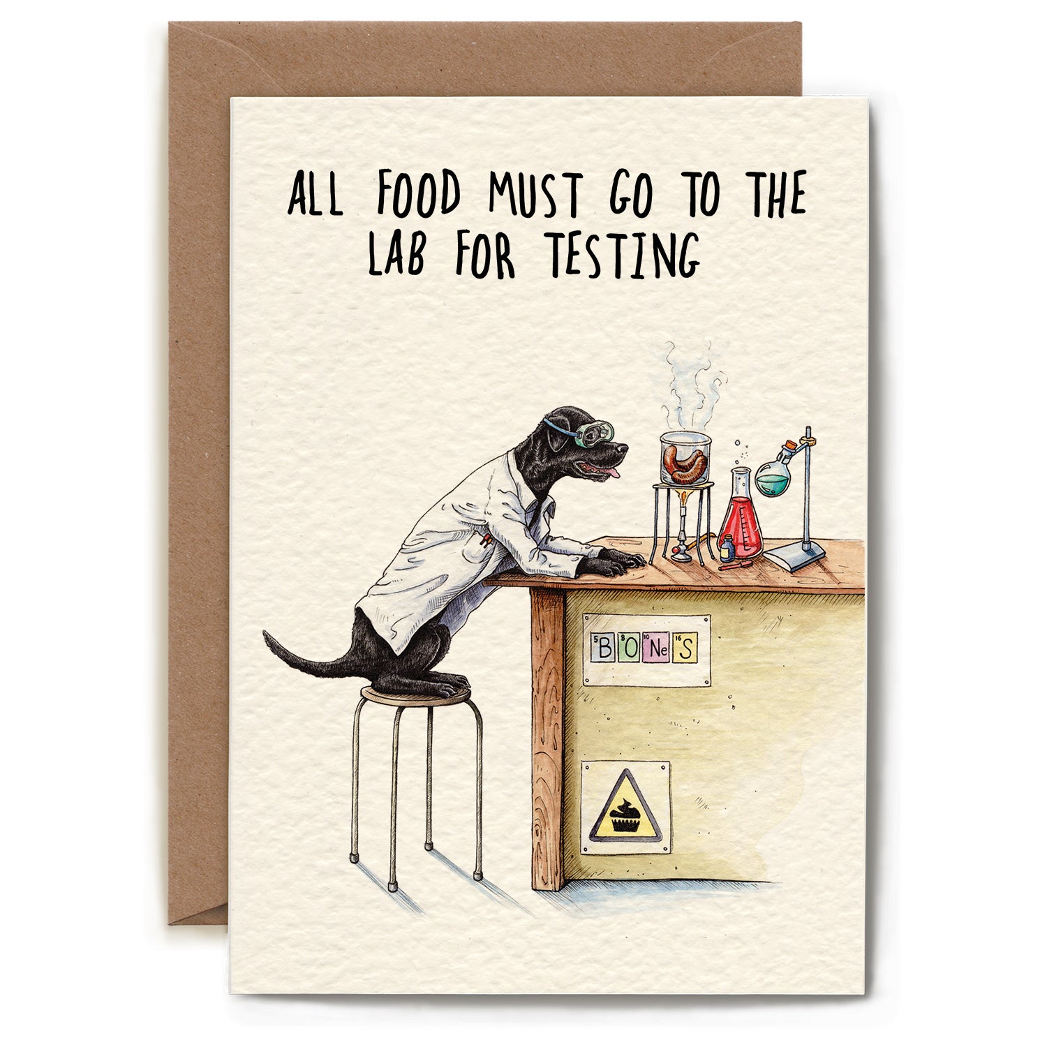 Real Lab Card All Food Must Go to the Lab Card – Hester & Cook