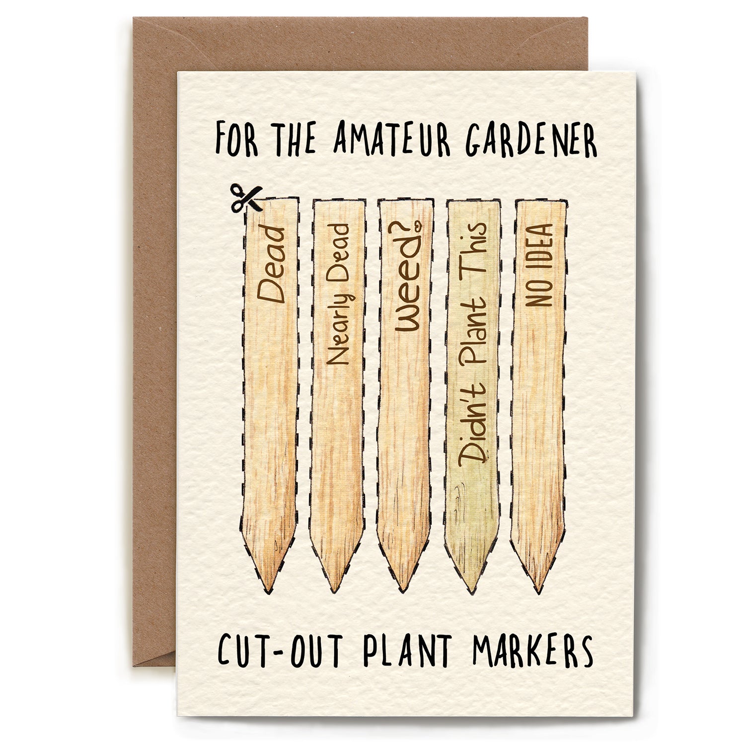 For the amateur gardener, add a touch of whimsy to your greetings with Hester &amp; Cook&