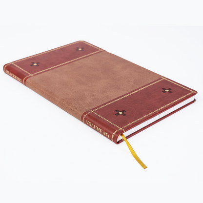 Blackwing Volume 574 notebook with leather cover.