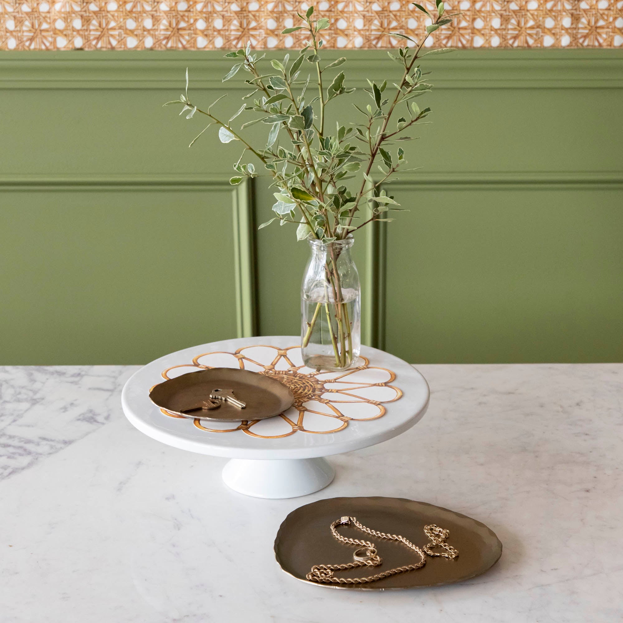 Fika Organic Brass Plate