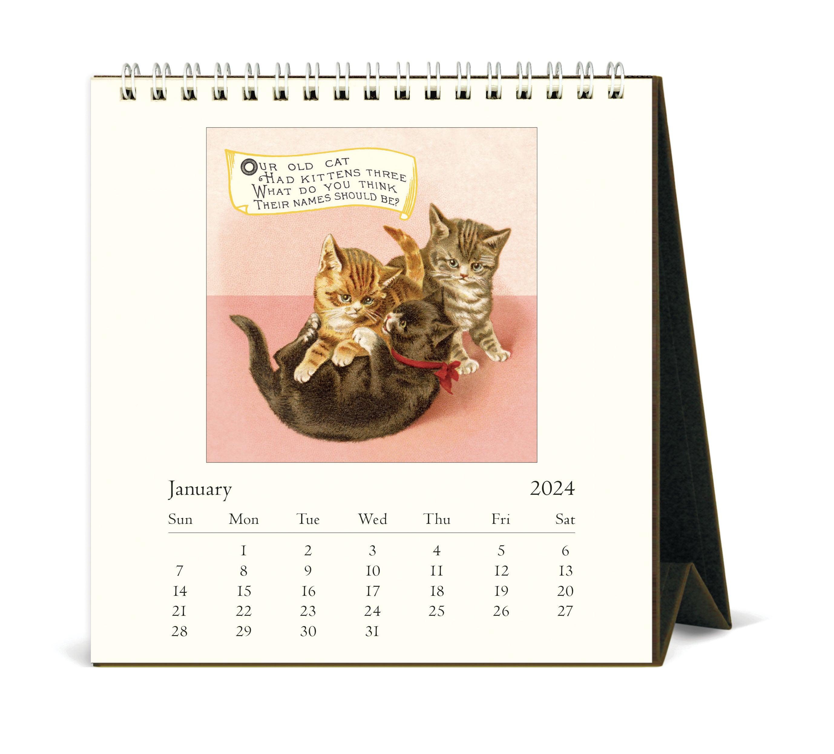 Cats Desk Calendar