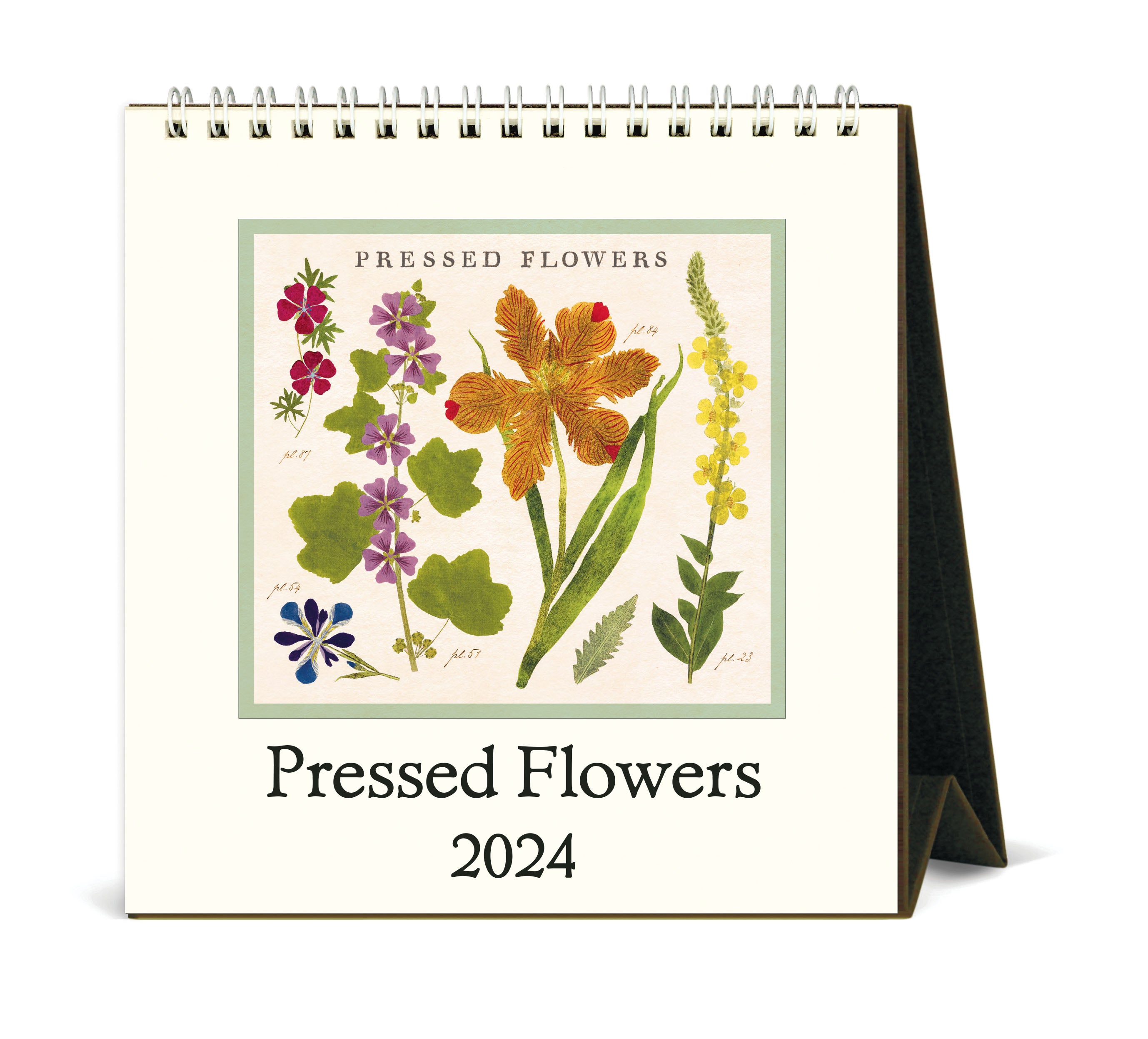 Pressed Flowers Desk Calendar