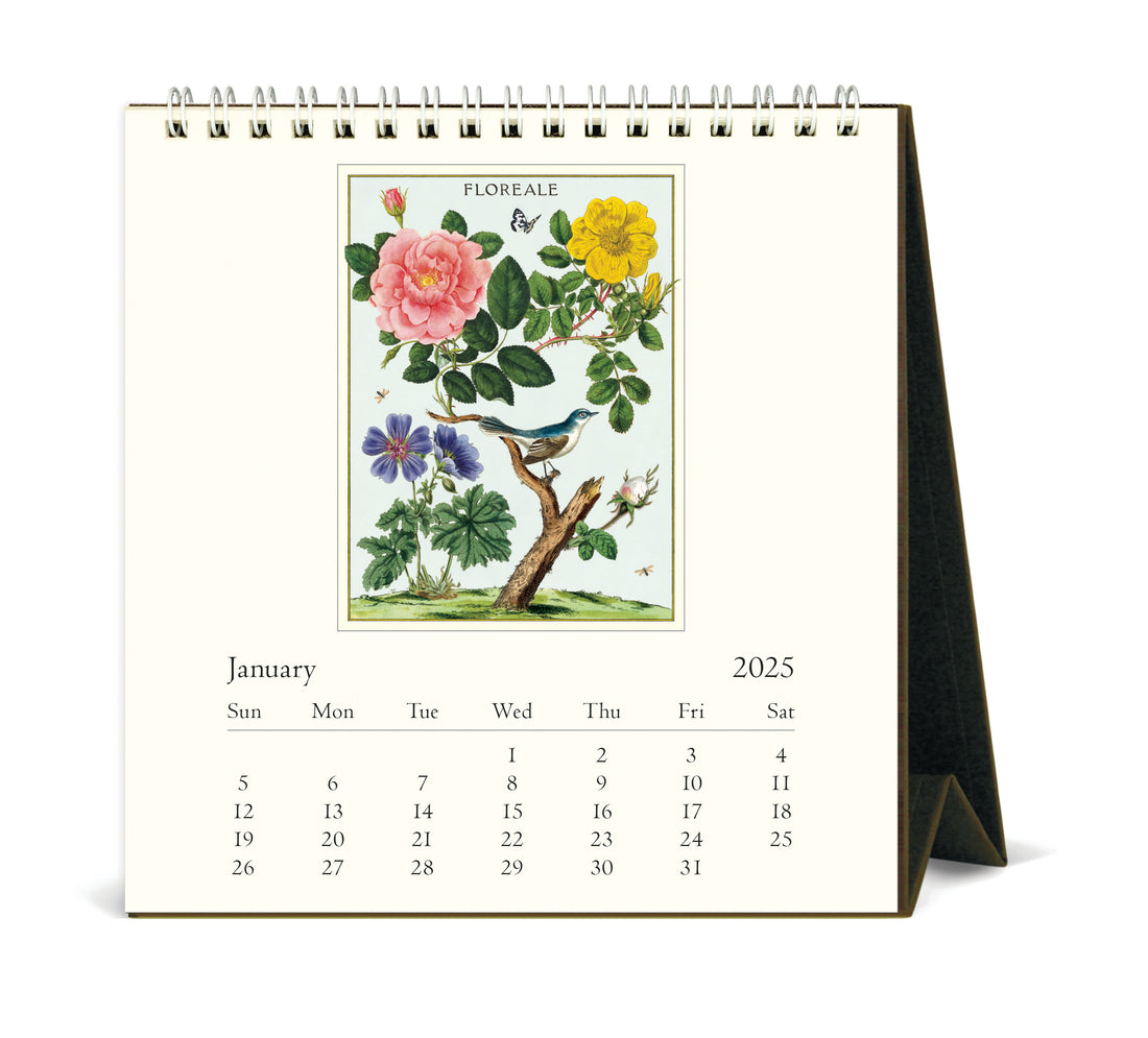 Floreale 2025 Desk Calendar