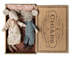 Two mouse dolls in a decorative box with &