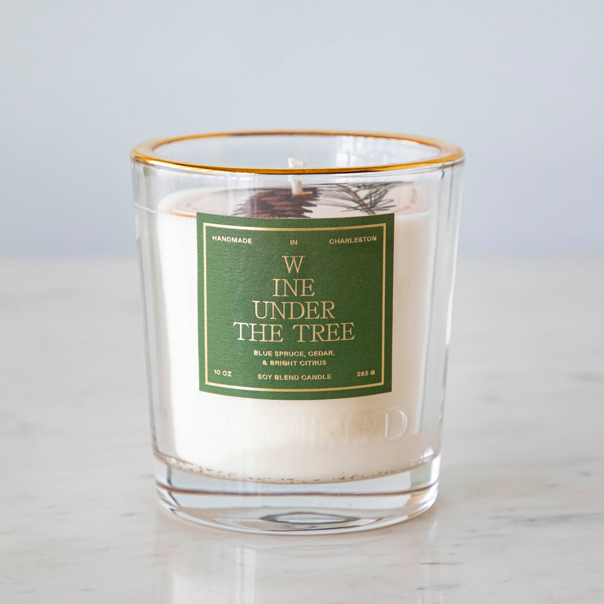 Wine Under the Tree Candle