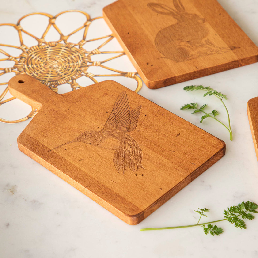Hummingbird Artisan Maple Rectangle Cheese Board