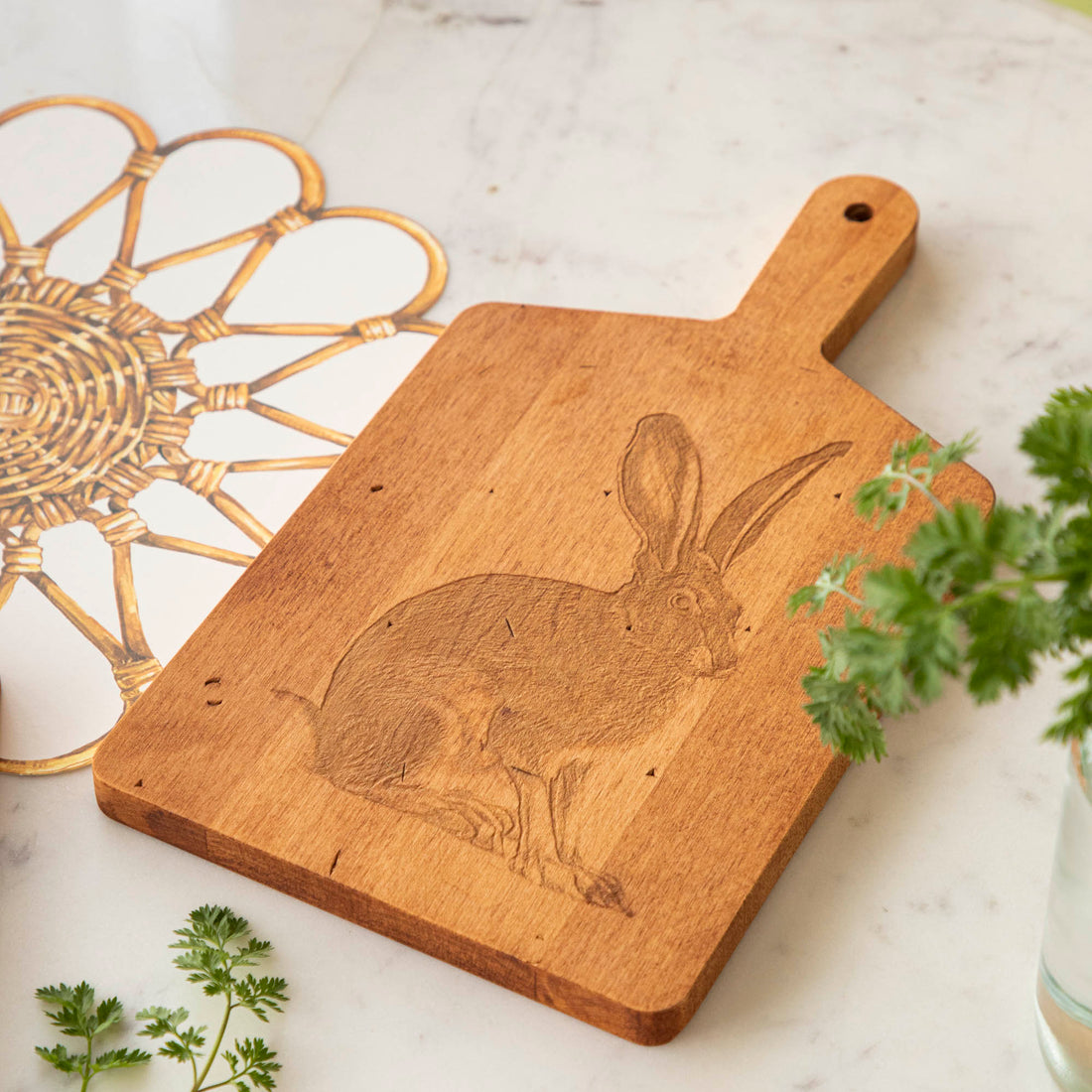 Rabbit Artisan Maple Rectangle Cheese Board