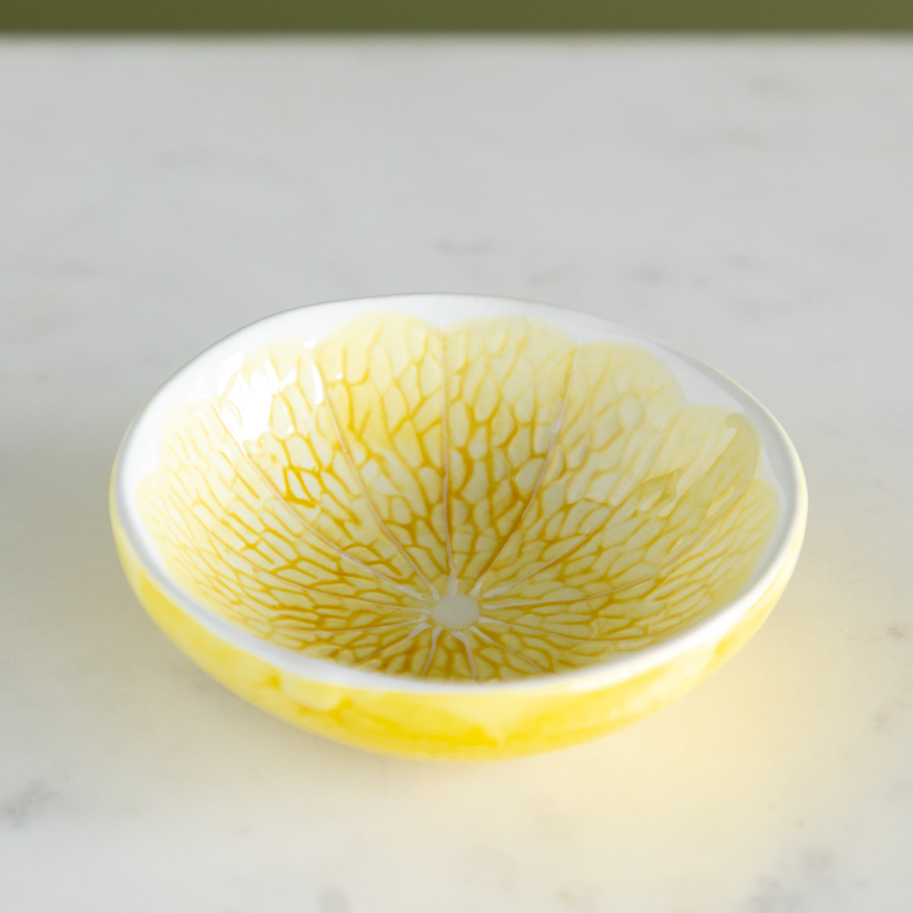 Ceramic Citrus Fruit Shaped Bowl