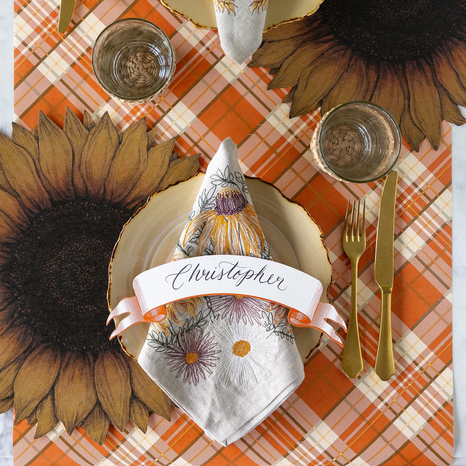 Autumn Blossoms Dinner Napkin