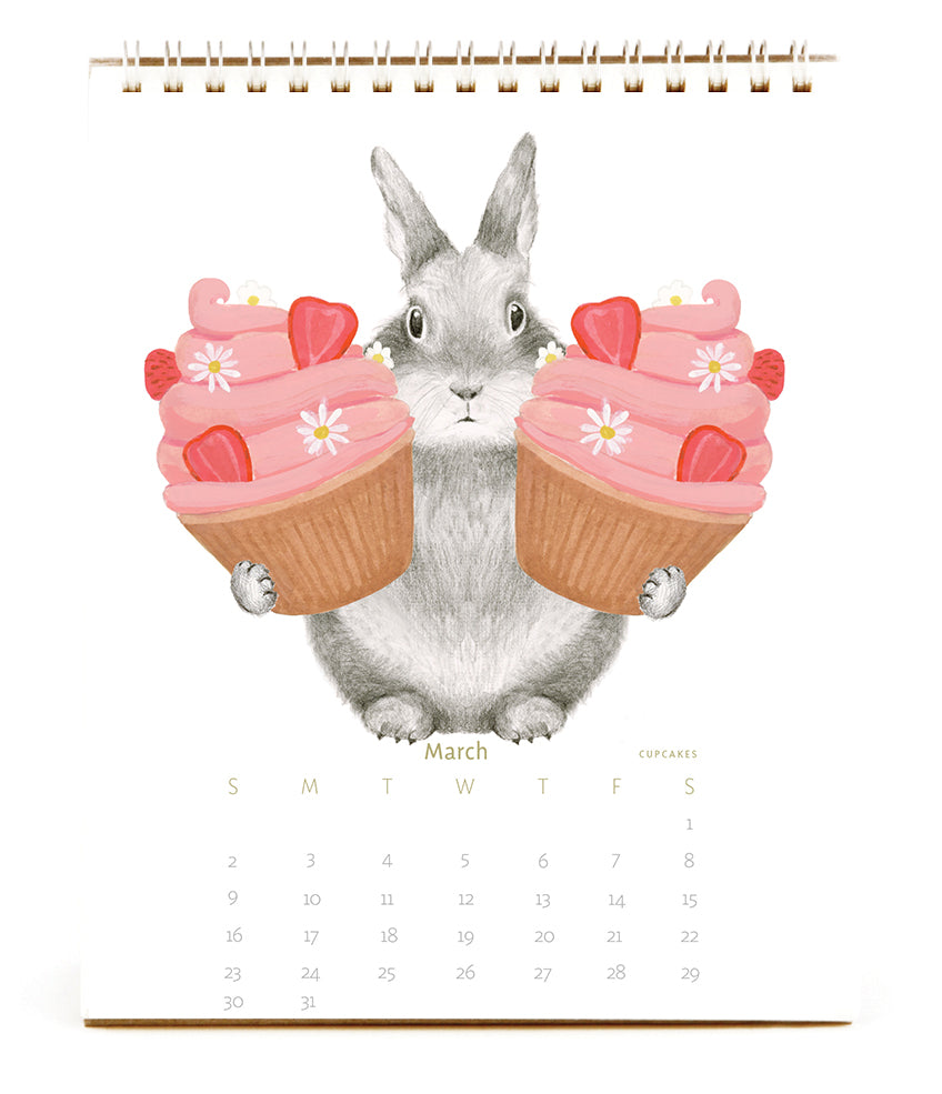 The 2025 Bunny Calendar Hopping Straight to Dessert