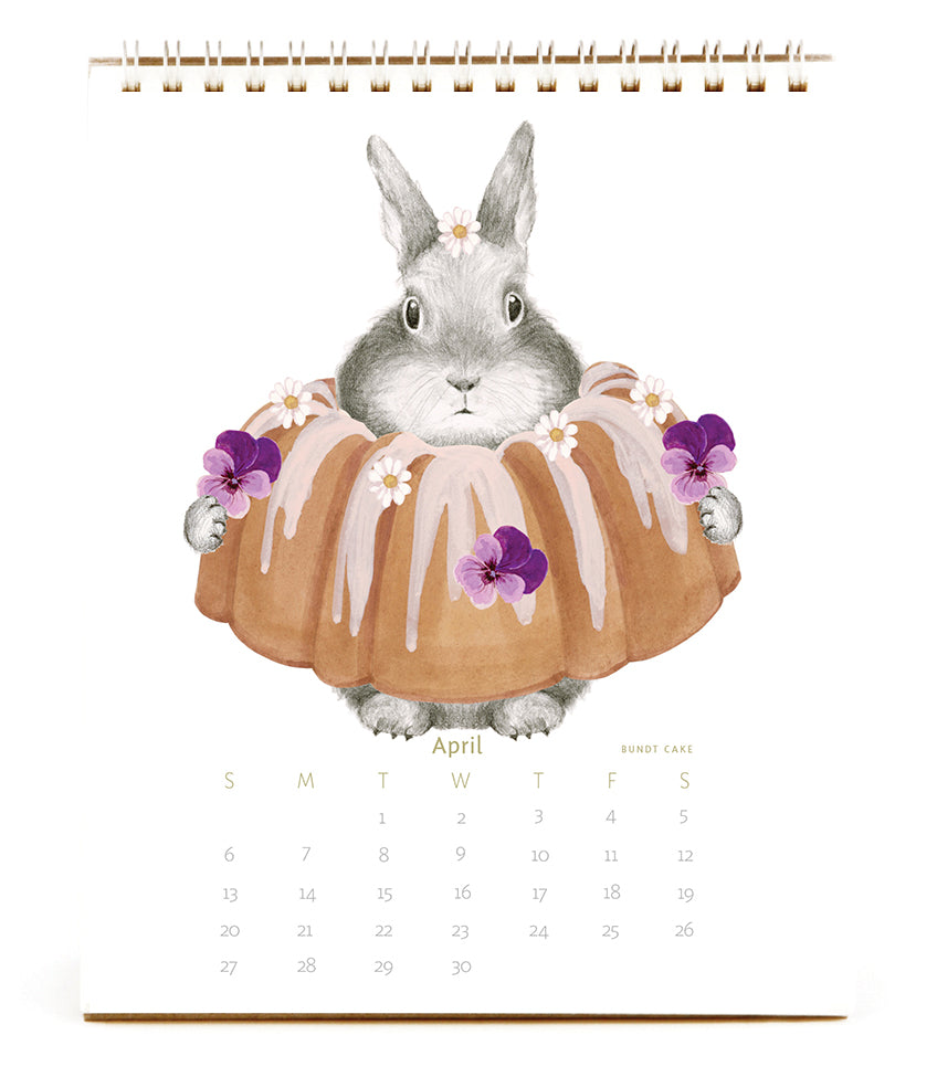 The 2025 Bunny Calendar Hopping Straight to Dessert