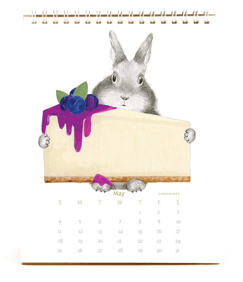 The 2025 Bunny Calendar Hopping Straight to Dessert