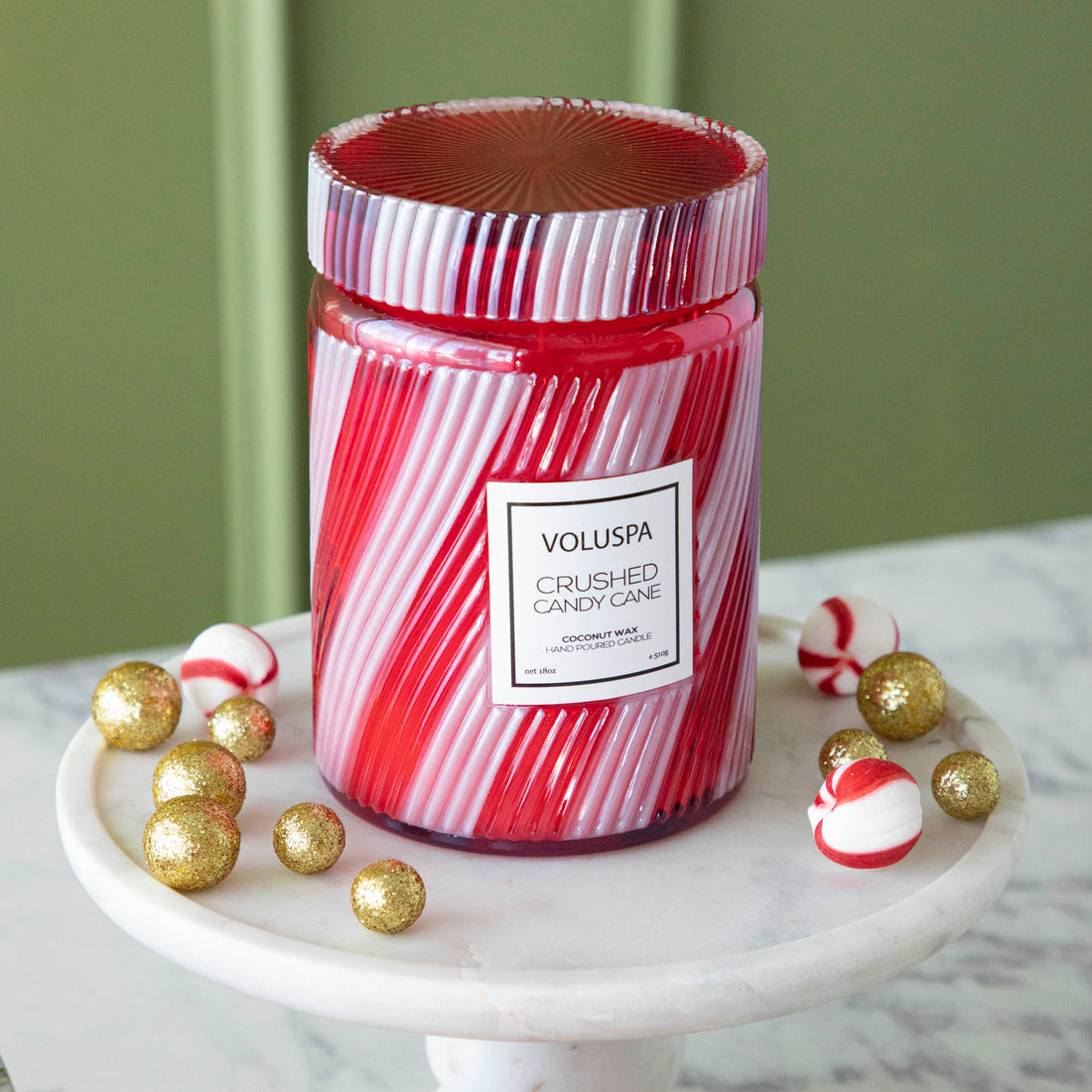 Crushed Candy Cane Candle