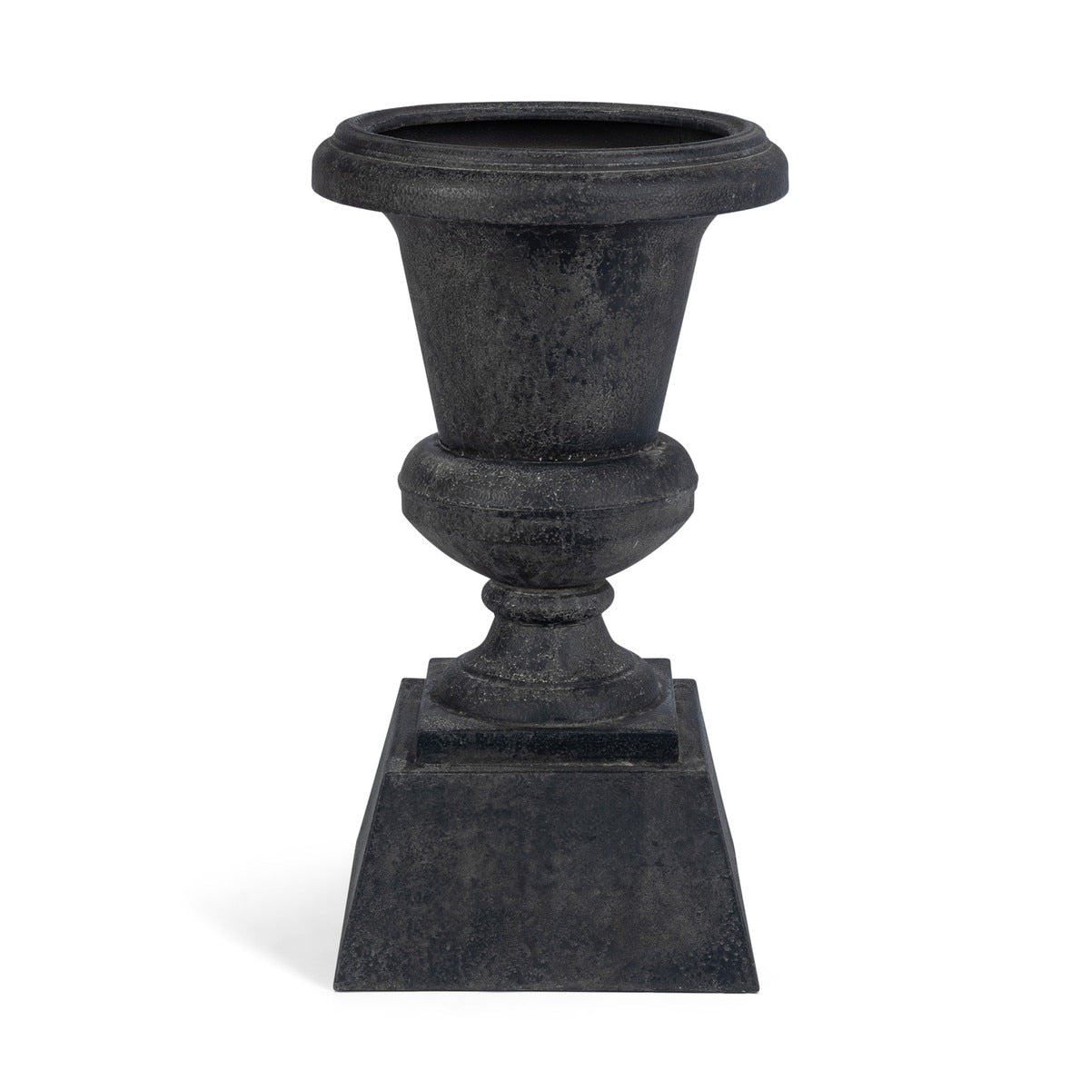 Aged Metal Entry Urn