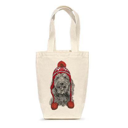 Labradoodle with Hat Gift Tote Bag