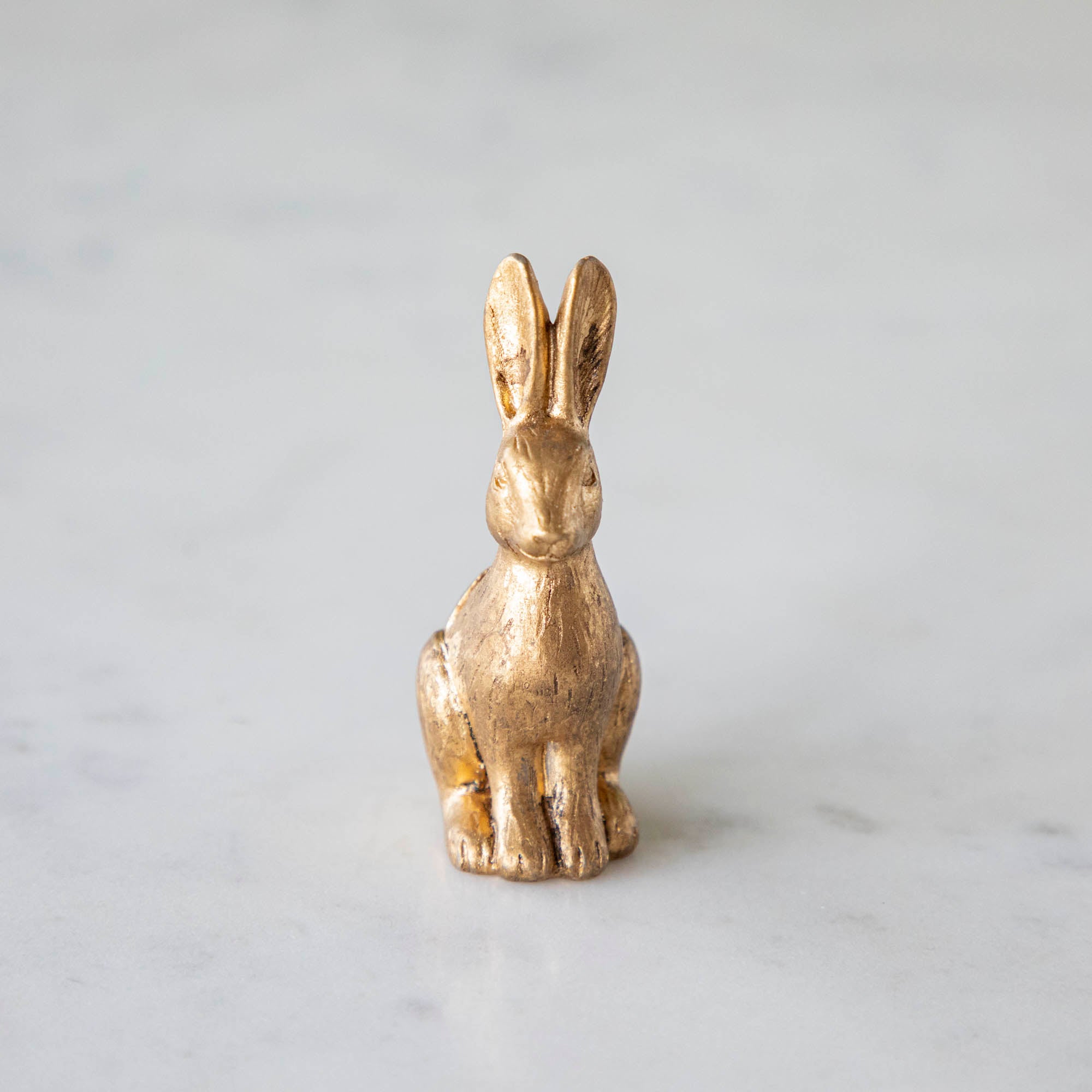 A front view of the Rabbit Name Card Holder, showing the rabbit in a sitting position and upward pointed ears.