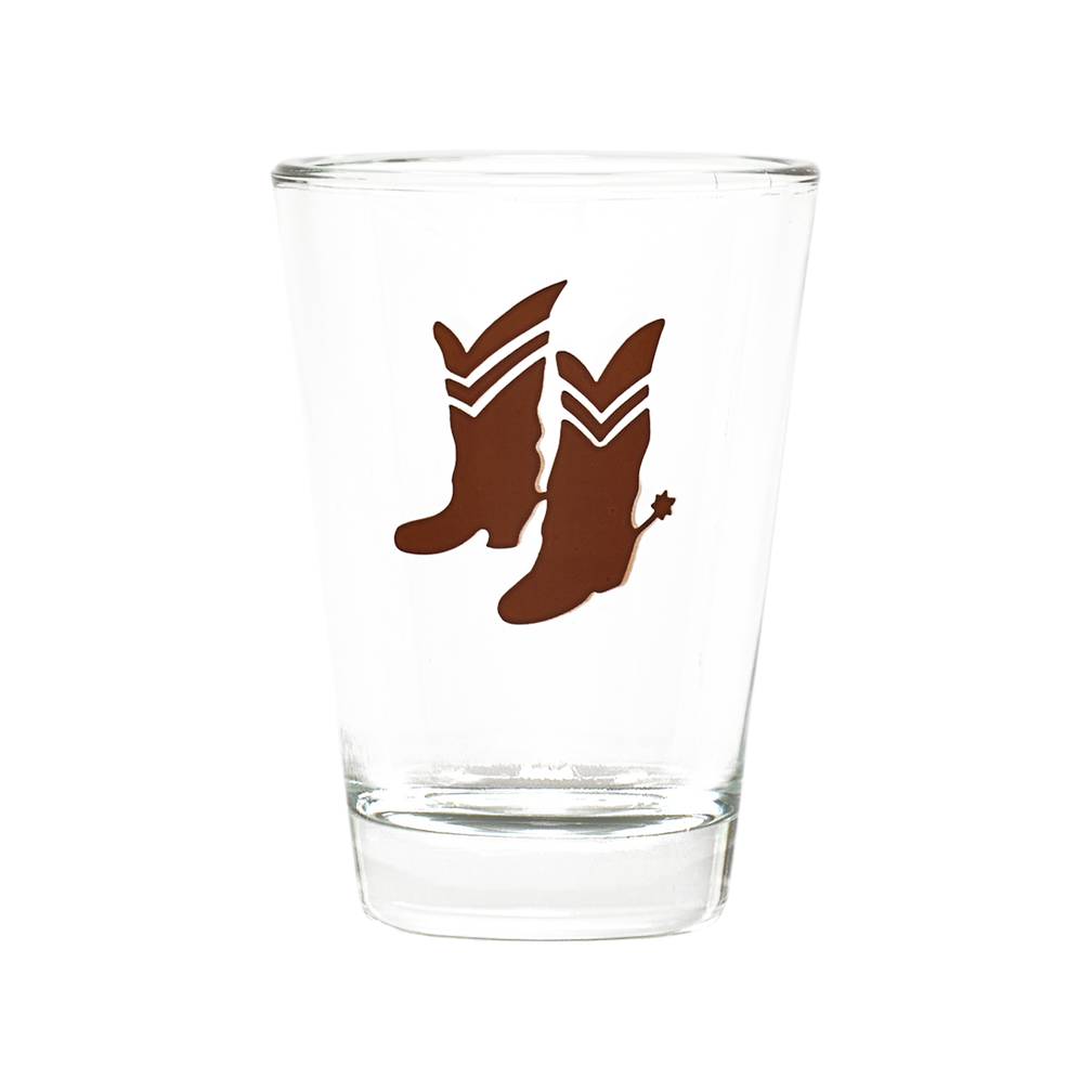 Cowboy Boots Shot Glass