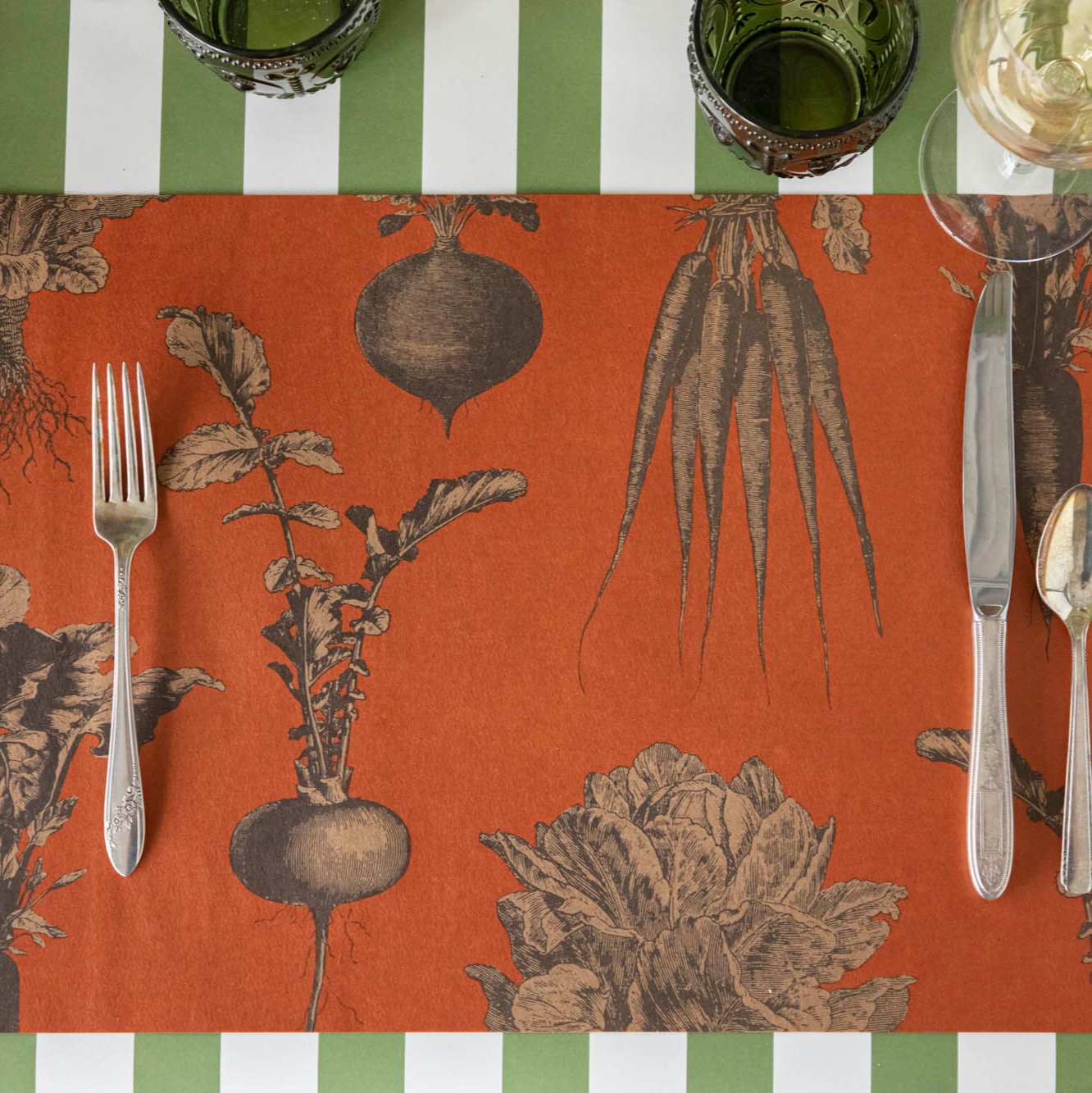 Harvest Vegetable (Persimmon) Placemat