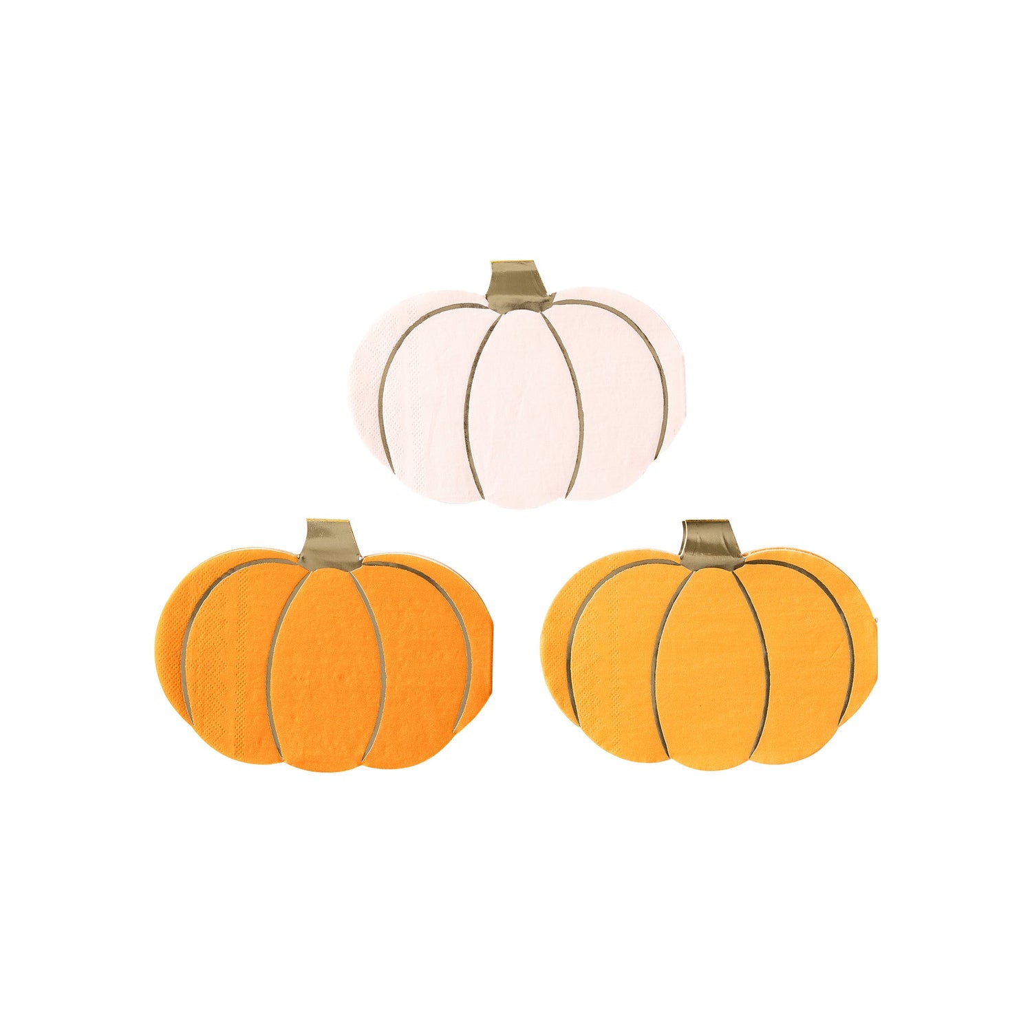 Pumpkin Shaped Napkins