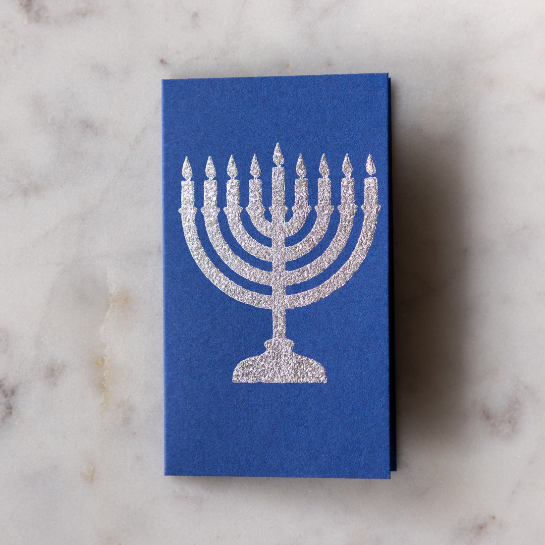 Menorah Gold Leaf Gift Enclosure Card