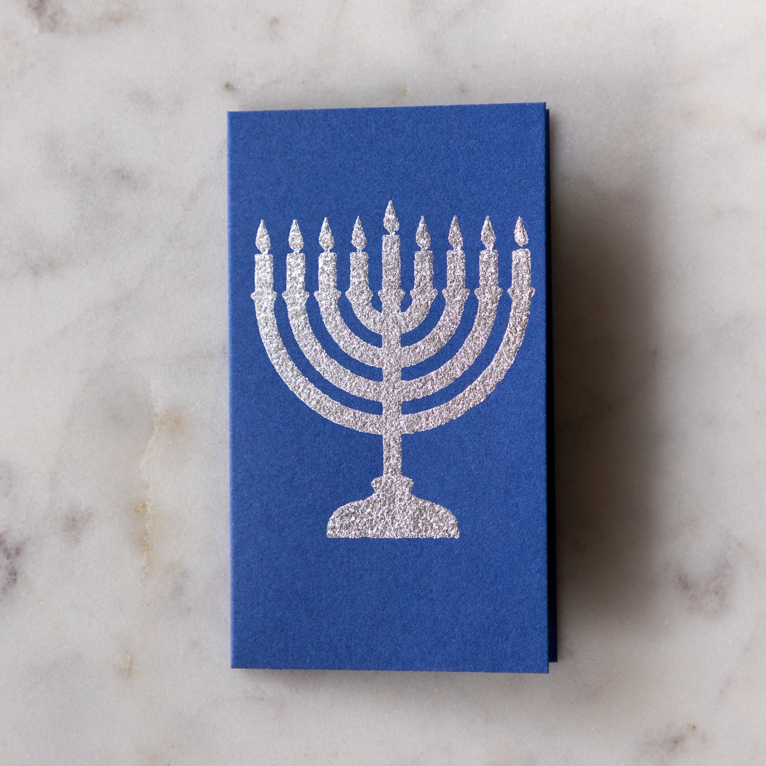 Menorah Gold Leaf Gift Enclosure Card