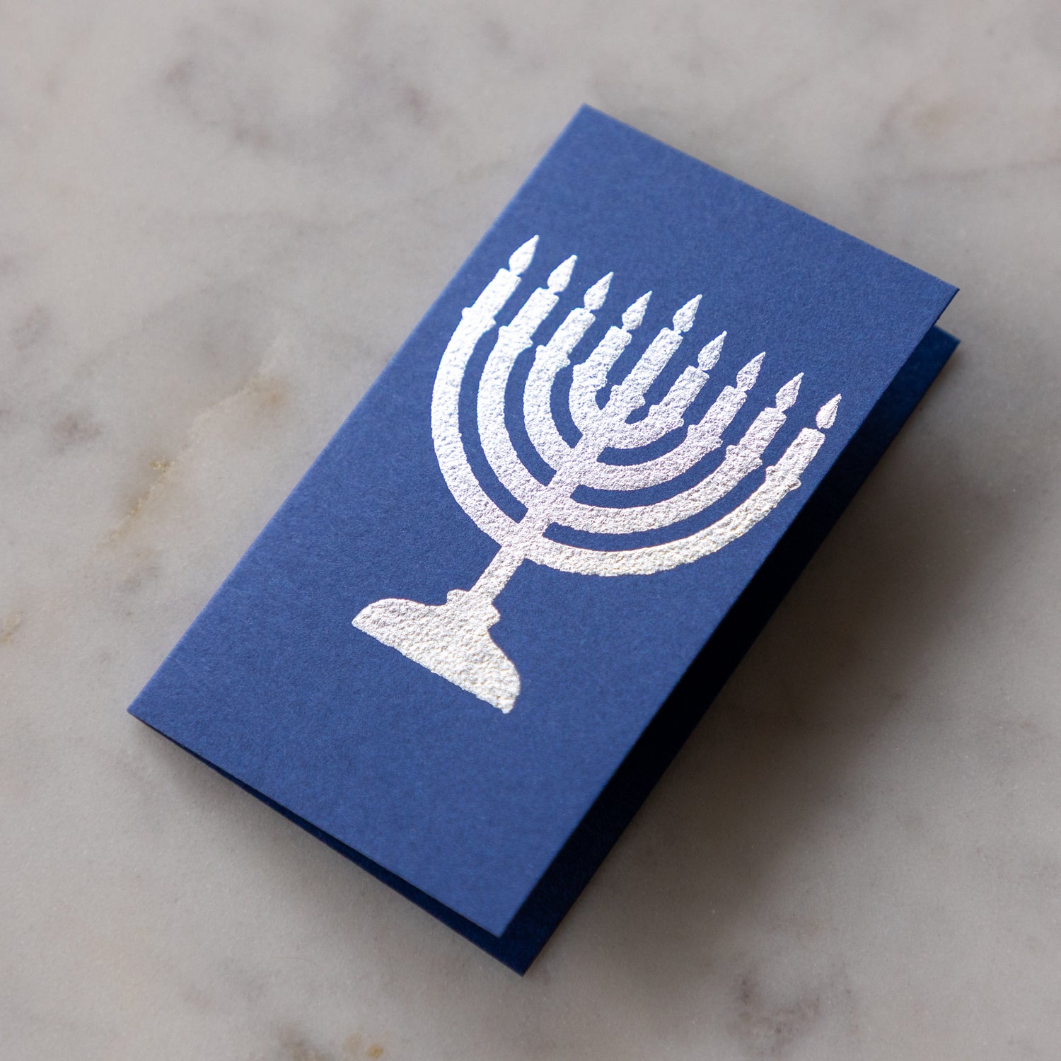 Menorah Gold Leaf Gift Enclosure Card