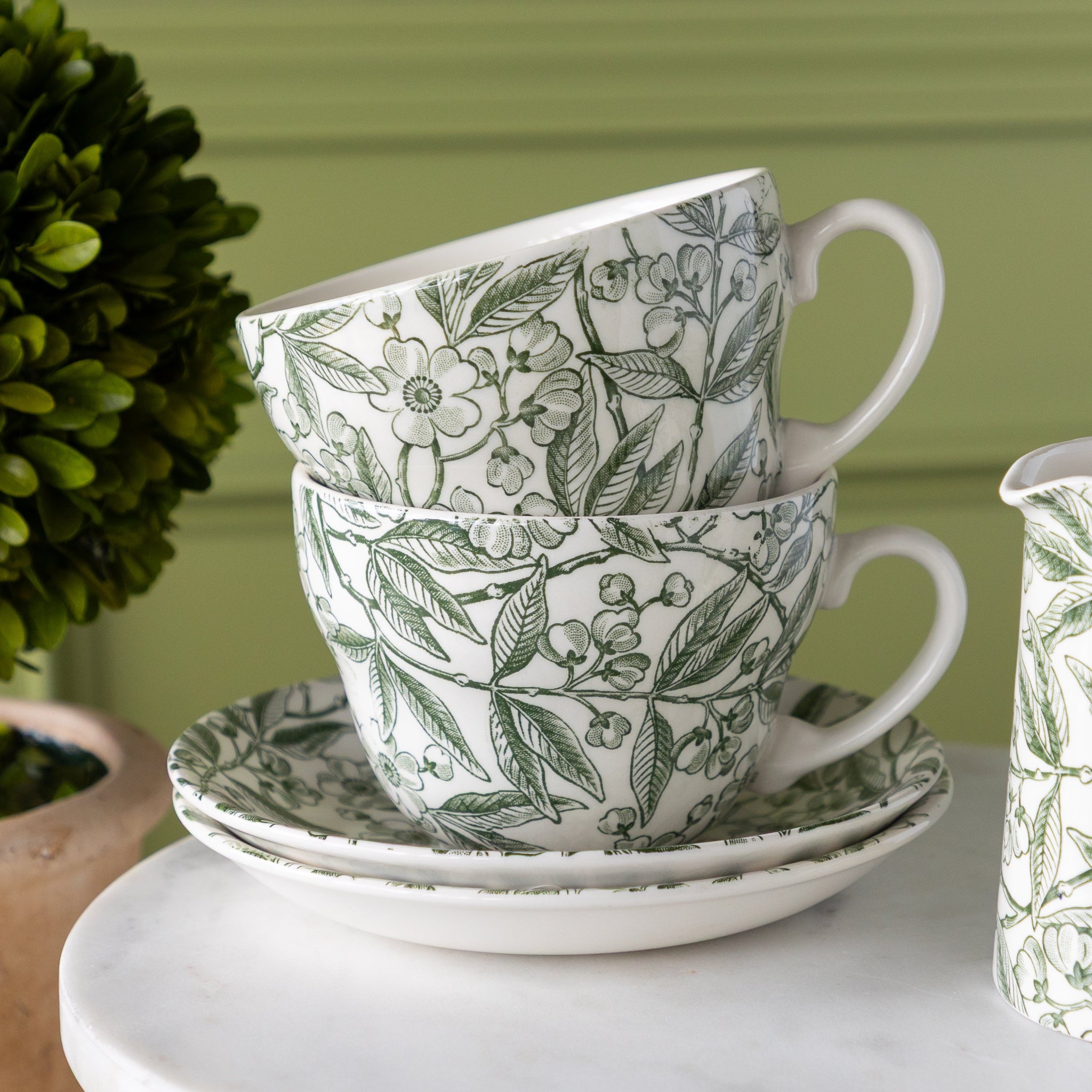 Burleigh Green Prunus Dinnerware – Hester & Cook