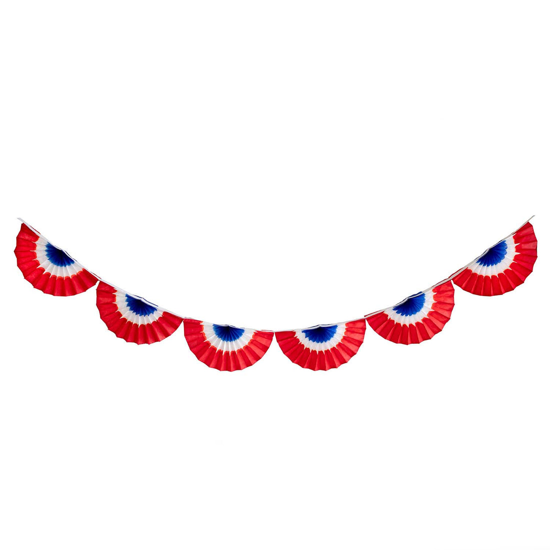 A Hester &amp; Cook patriotic bunting on a white background.