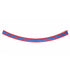 A Hester & Cook Patriotic Star Garland with blue and red stripes on a white background.