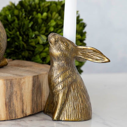 Halcyon Hare Taper Candleholder