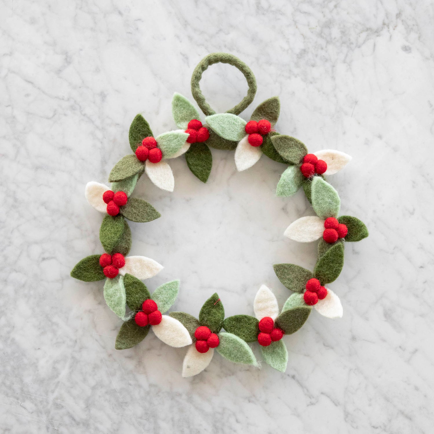 Felt Berry Wreath