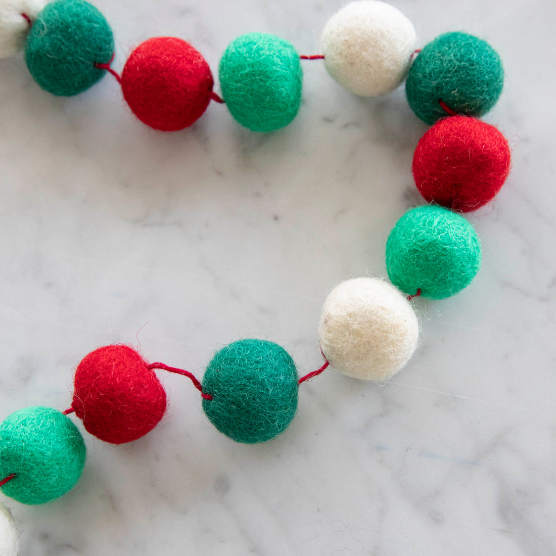 Felt Pom Pom Garland