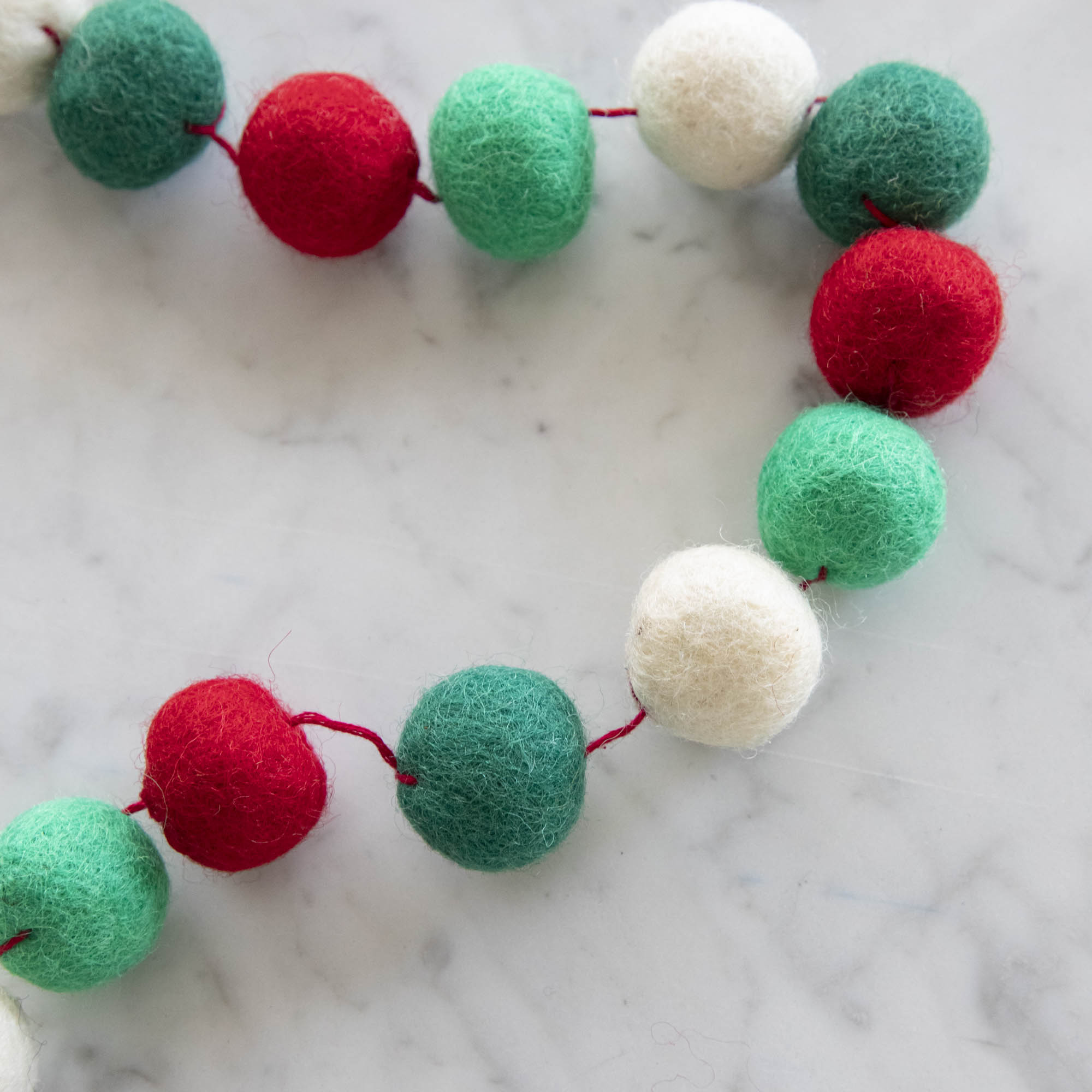 Felt Pom Pom Garland