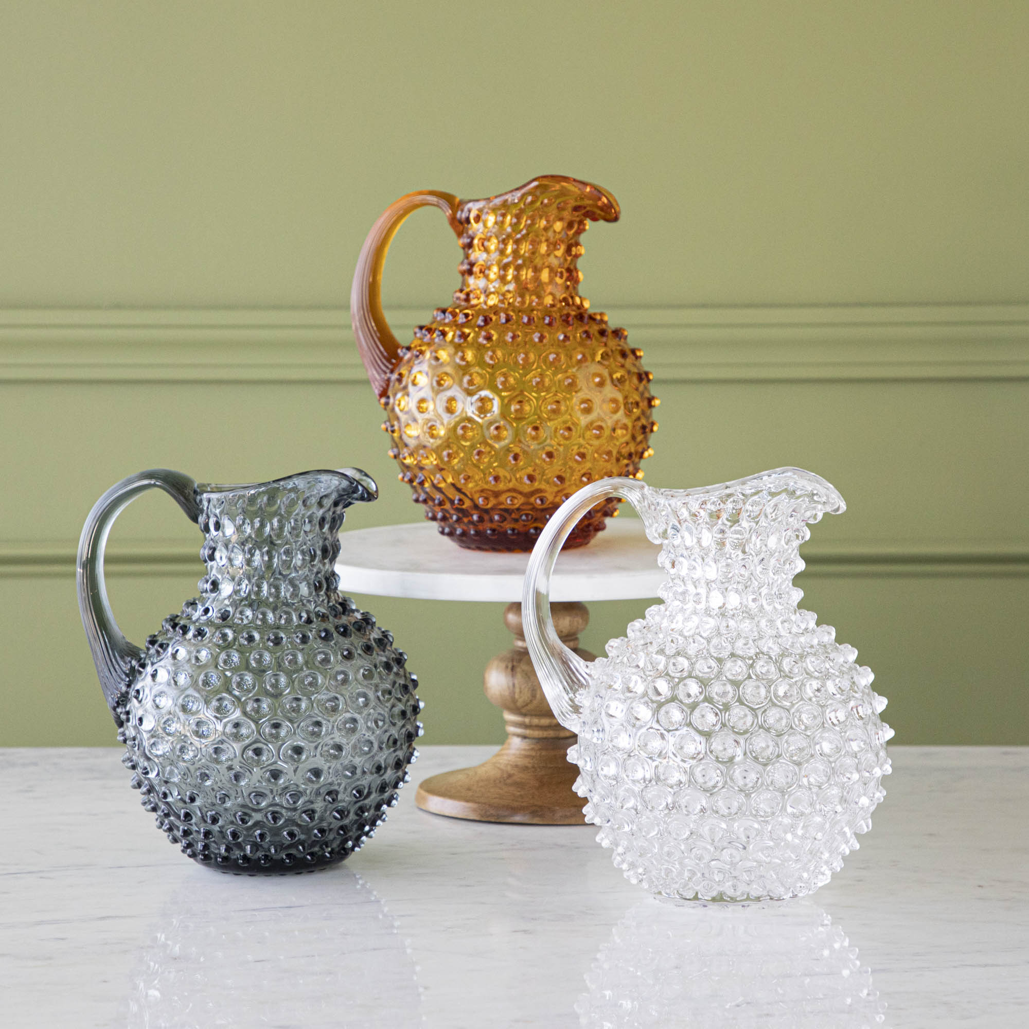 Hobnail Pitcher – Hester & Cook