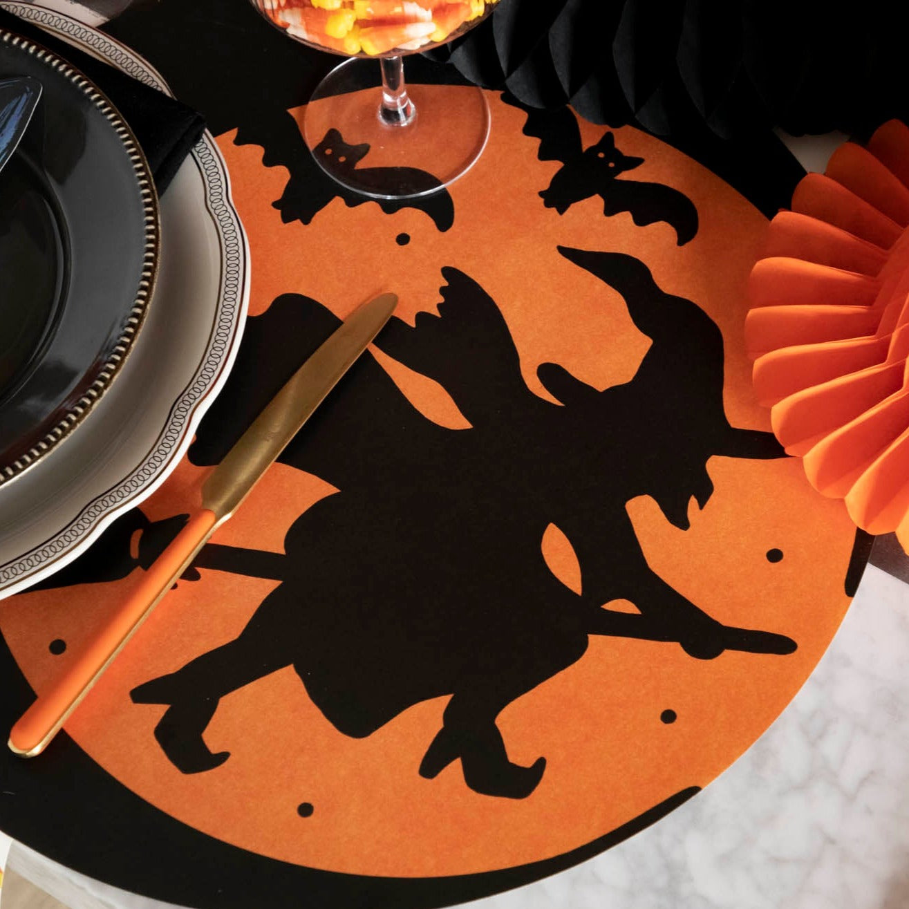 Die-cut Wicked Witch Placemat