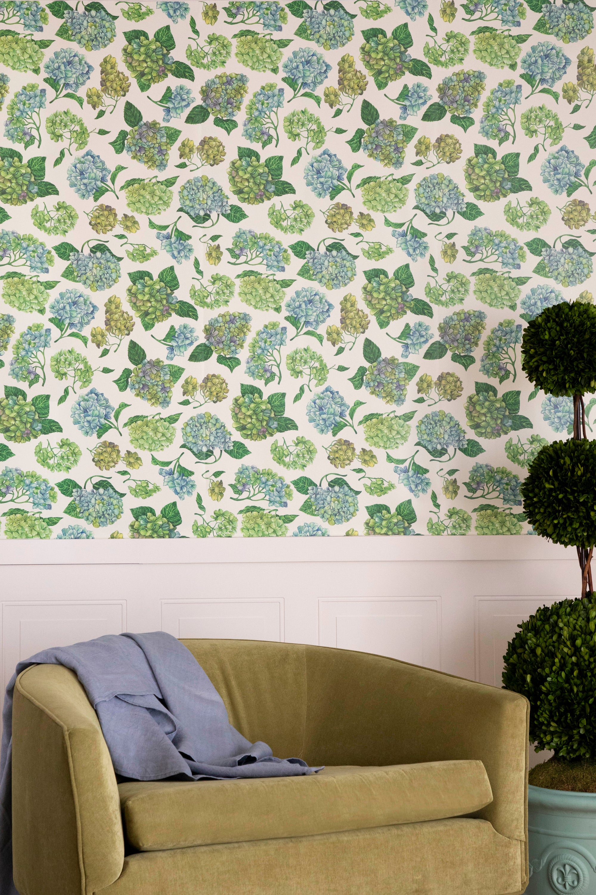 Hydrangea Wallpaper – Hester & Cook