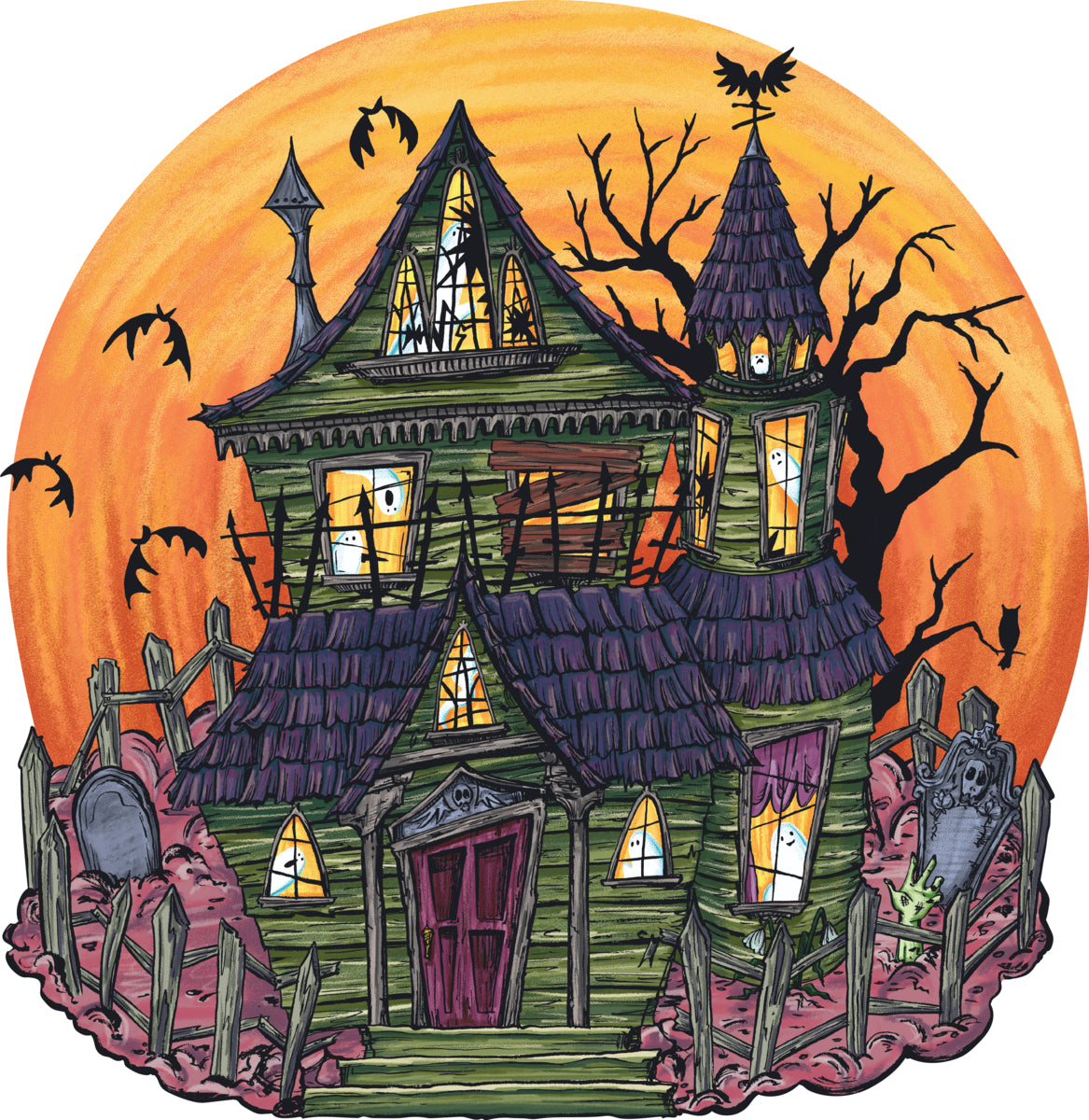 Haunted House Placemat